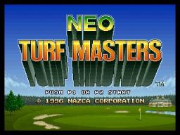 Neo Turf Masters Title Screen